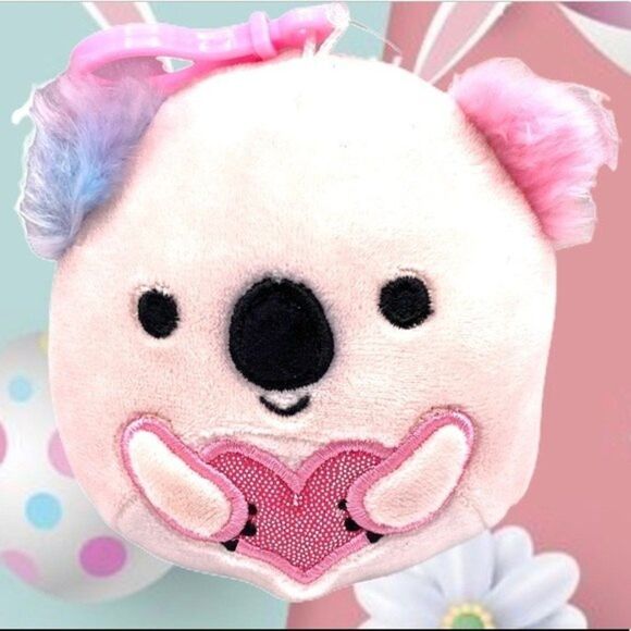 Squishmallows Kaelea 3 Clip-On Pink Koala 3" Plush Keychain KellyToy Walgreens - Picture 1 of 7
